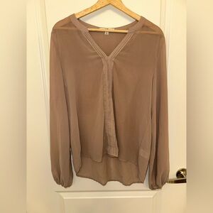 Taupe Blouse Women’s L For Teaching Top